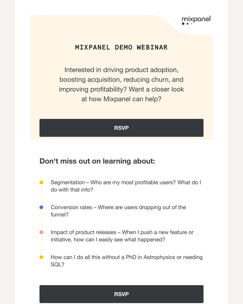 Mixpanel - Join a live demo of Mixpanel