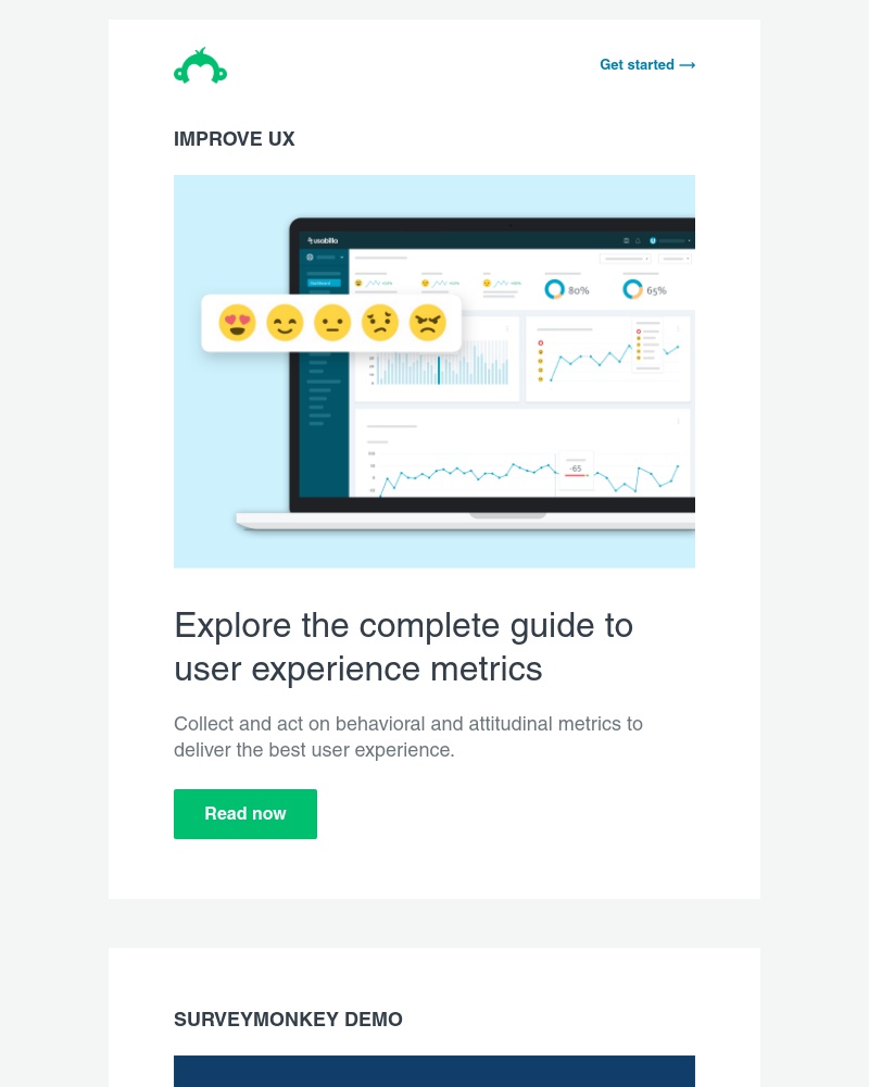 SurveyMonkey - July insights: Deliver better UX + Enterprise demo