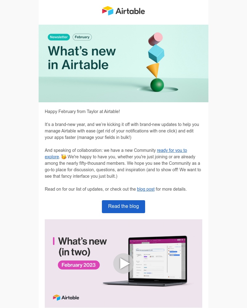 Airtable - Just launched: new features to simplify your work