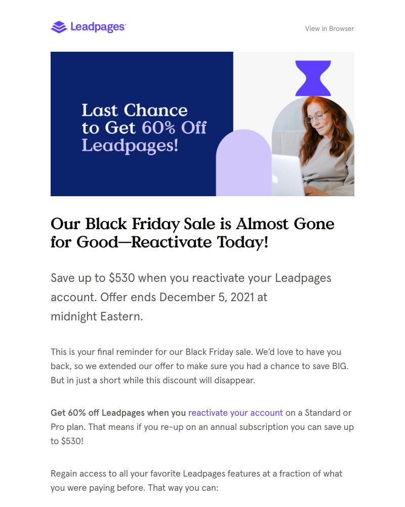 Leadpages - [Last Call] Get 60% off Leadpages