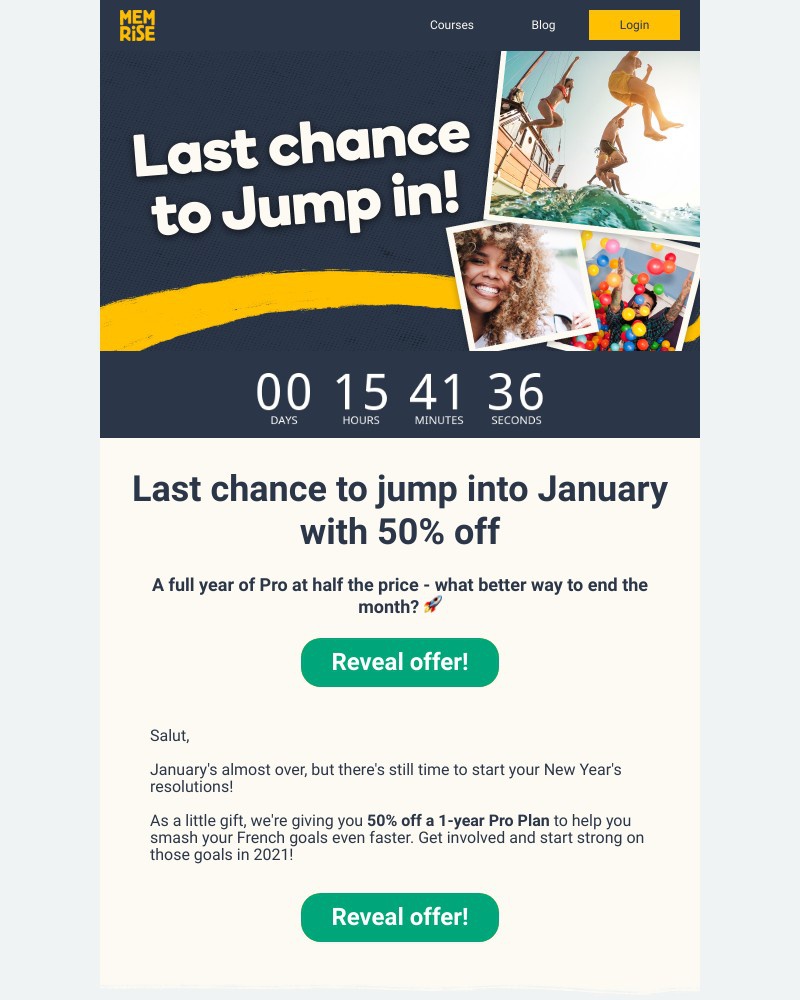 Memrise - Last chance to claim 50% off 🚨
