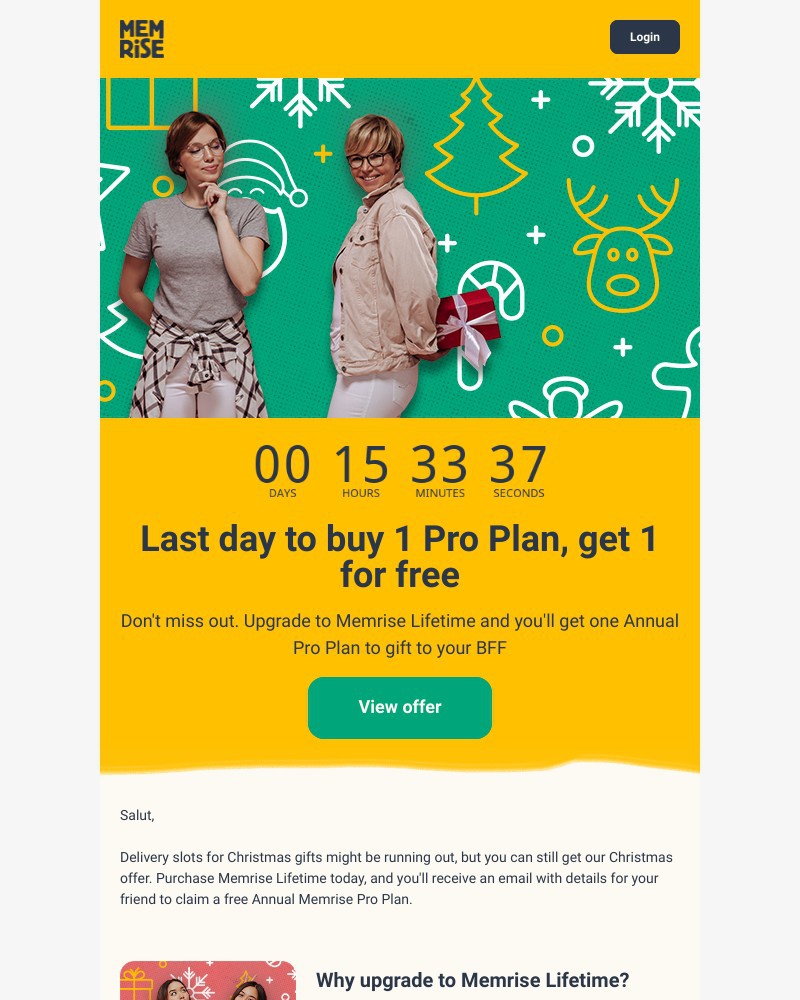 Memrise - Last chance to claim a FREE gift! 🎁