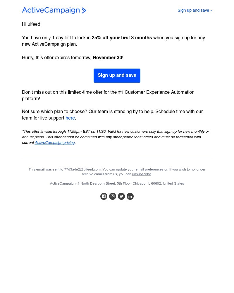  - ⏰ Last chance to get 25% off 3 months!