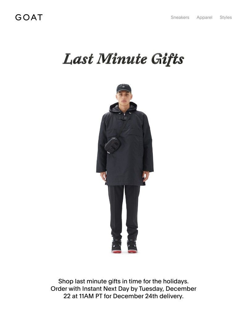 Goat - Last minute gifts in time for the holidays