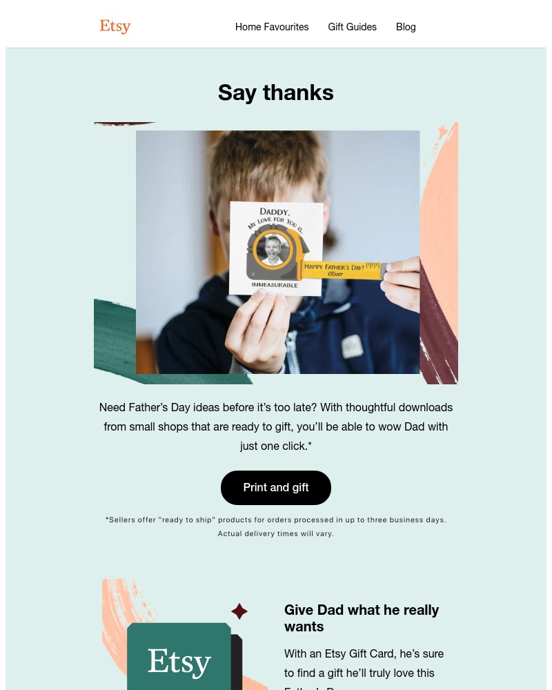 Etsy - 🎁 Last-minute magic for Dad 🎁
