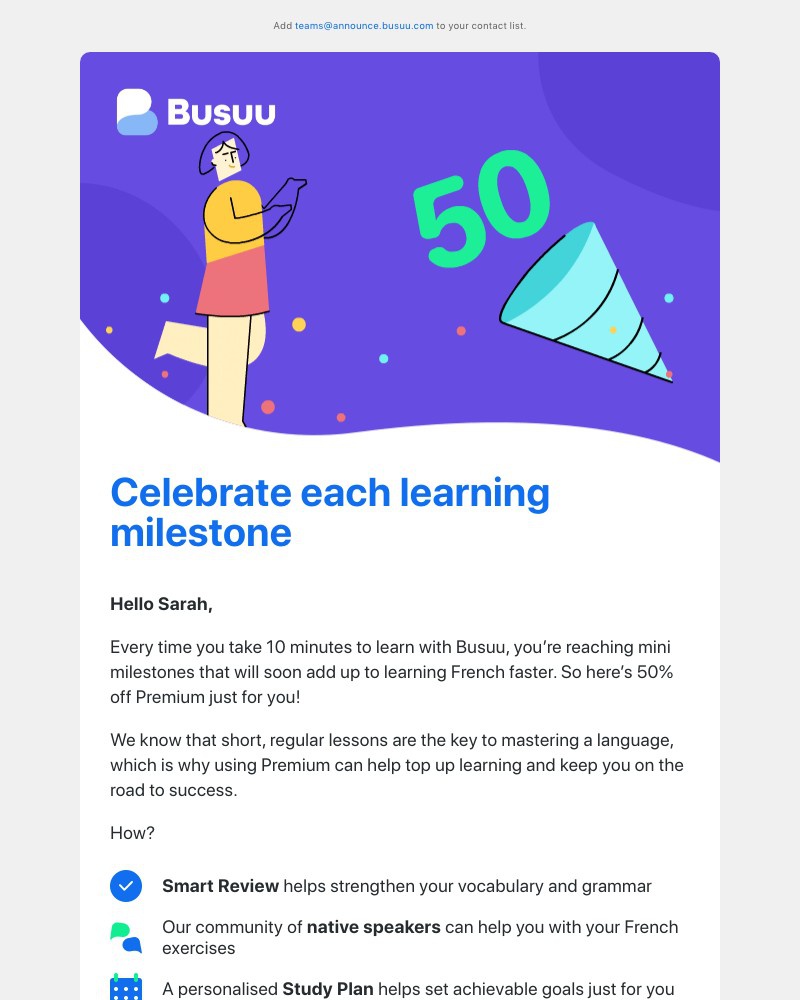 Busuu - Learn French the smart way 📈