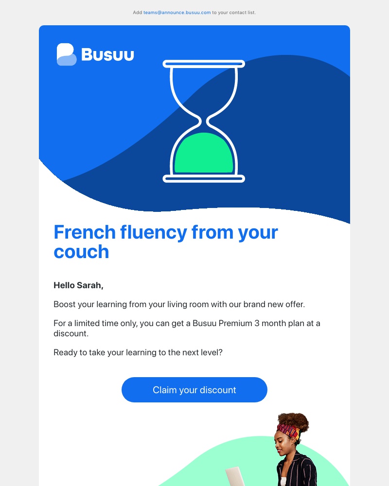 Busuu - Learn from home with the Busuu Premium 3 month plan 🤩