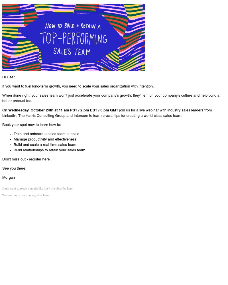 Intercom - Learn from sales leaders at LinkedIn, The Harris Consulting Group and Intercom