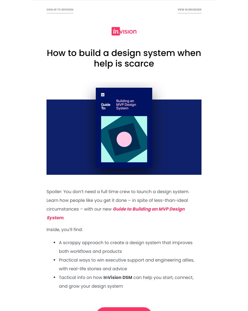 InVision - Learn how to build an MVP design system