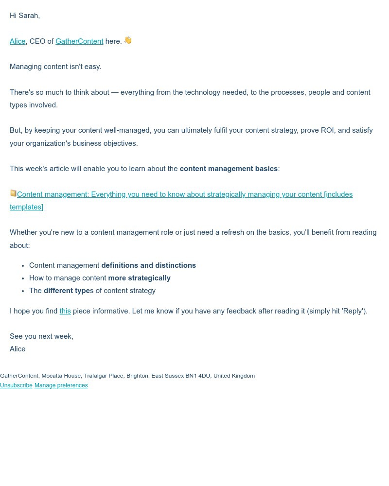 GatherContent - Learn how to strategically manage your content [includes templates]