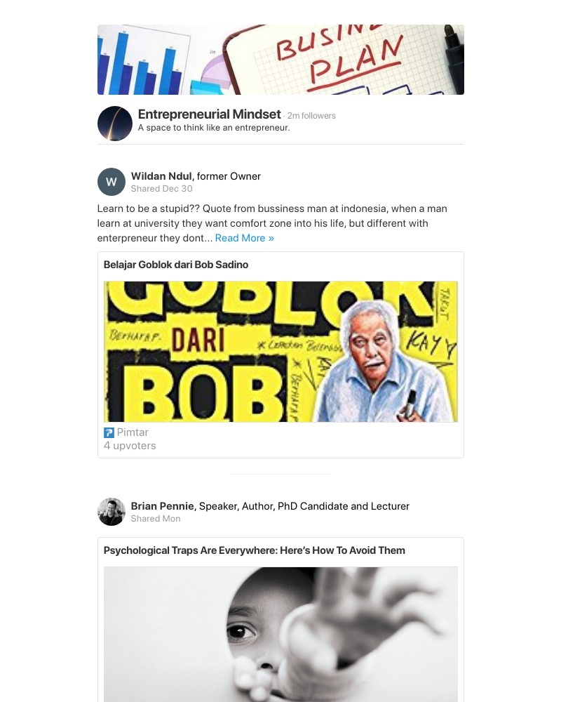 Quora - Learn to be a stupid?? Quote from bussiness man at indonesia, when a man learn at university they want comfort zone into his life, but different wi...