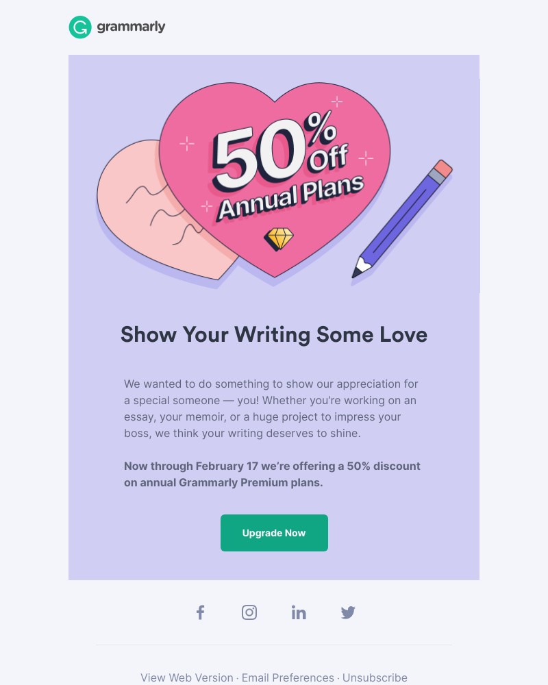 Grammarly - 💖 Let’s show your writing some love