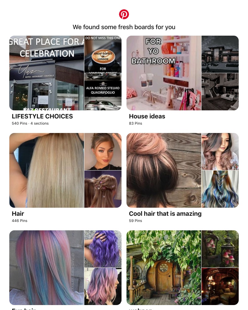 Pinterest - "LIFESTYLE CHOICES", "House ideas" and 8 other boards like yours