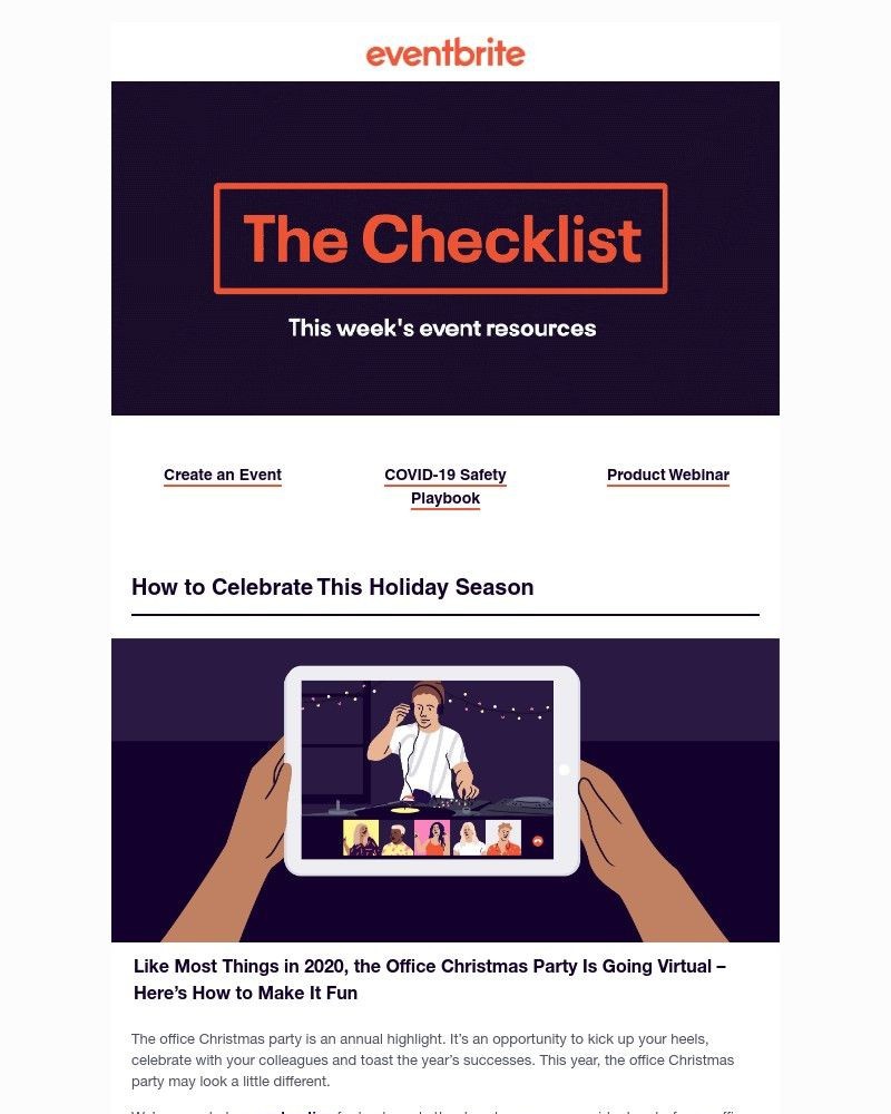 Eventbrite - Like Most Things in 2020, the Office Christmas Party Is Going Virtual – Here’s How to Make It Fun