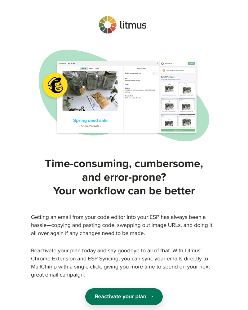 Litmus - Litmus + MailChimp for a better workflow
