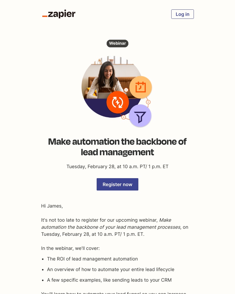 Zapier - [LIVE] Discover how to build an automated lead funnel