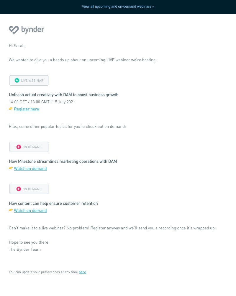 Bynder - [LIVE] Give your creative team more time to... CREATE!