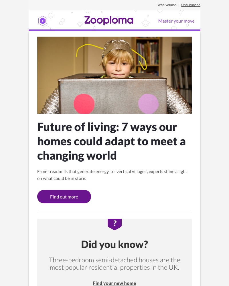 Zoopla - Looking ahead: how our homes could change
