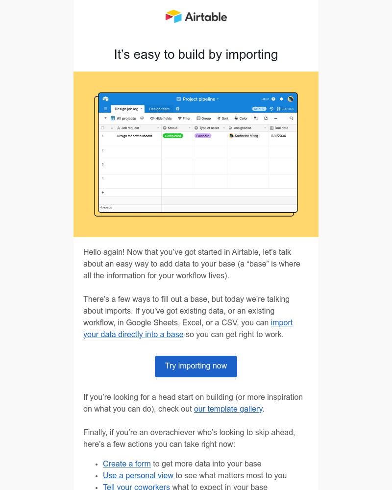 Airtable - Looking for a faster way to get started?