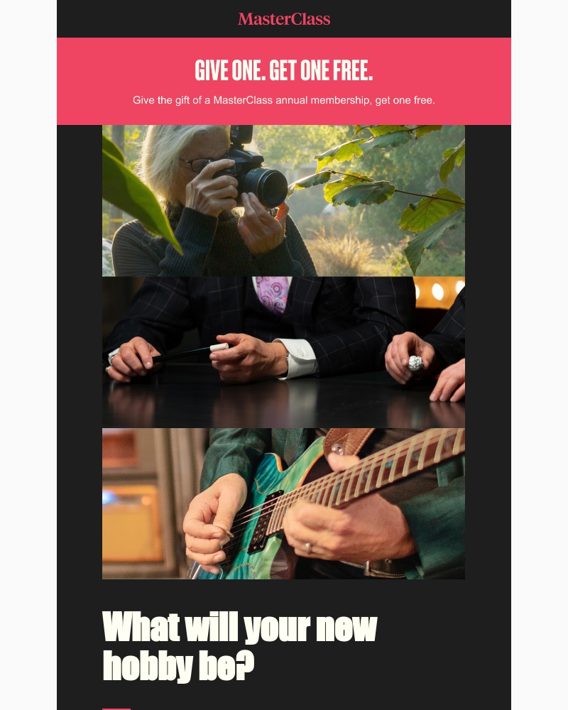  - Looking for a new hobby?