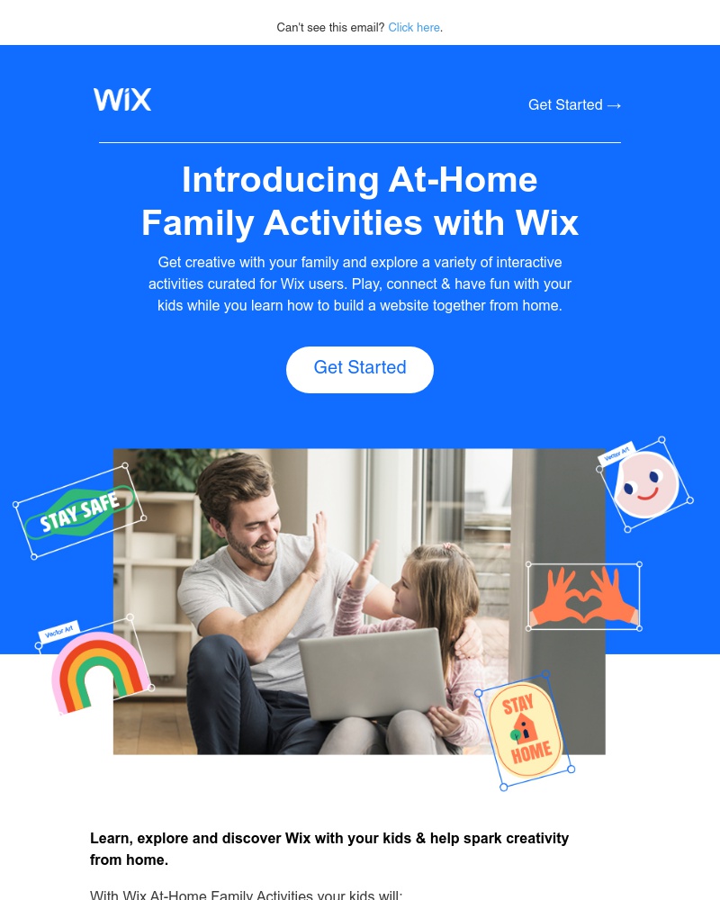 Wix - Looking for Activities to Do with Your Kids?