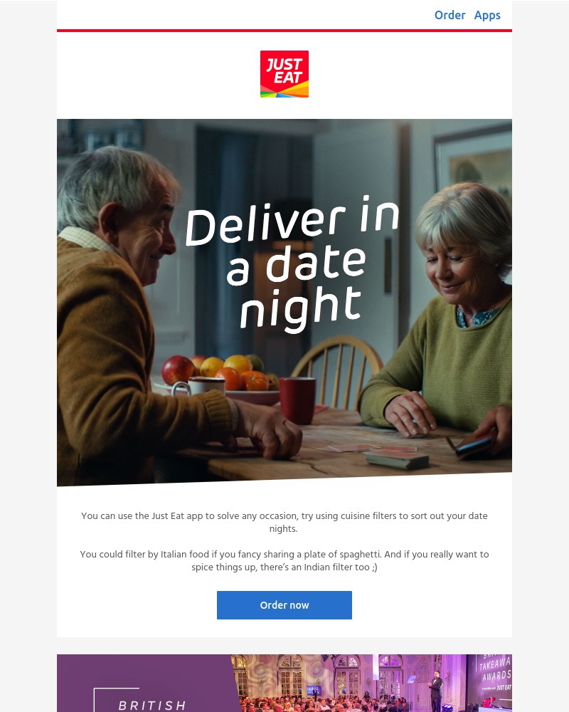 Just Eat - Looking for some hot stuff?