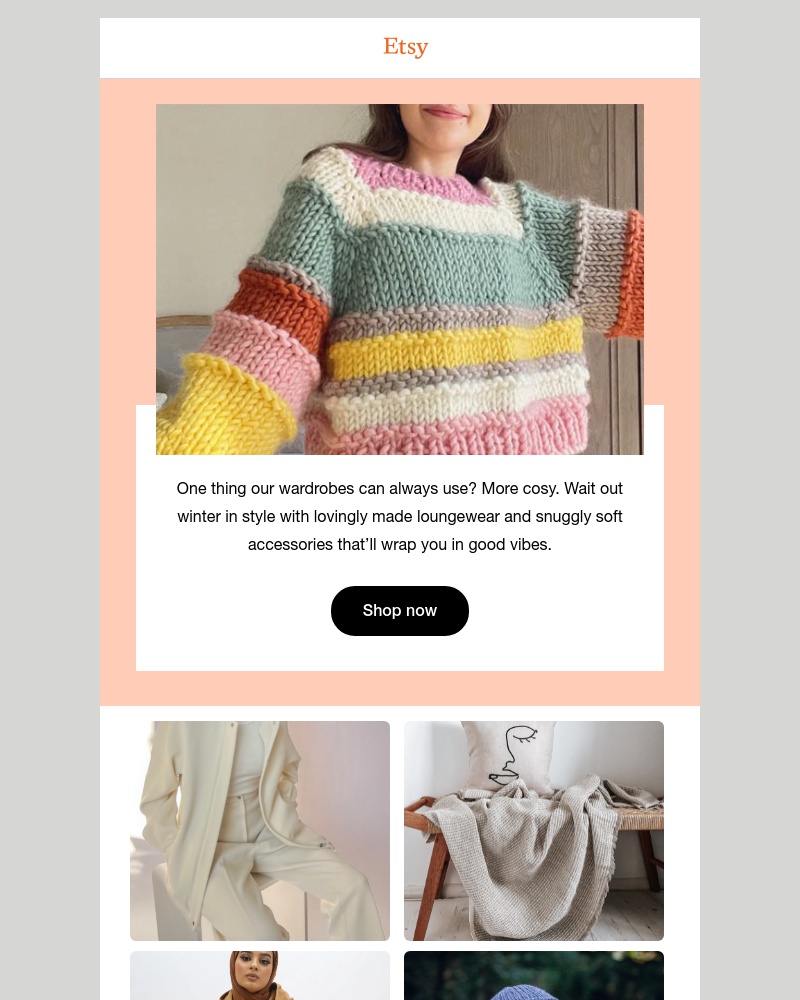 Etsy - Looks that’ll last you ‘til spring