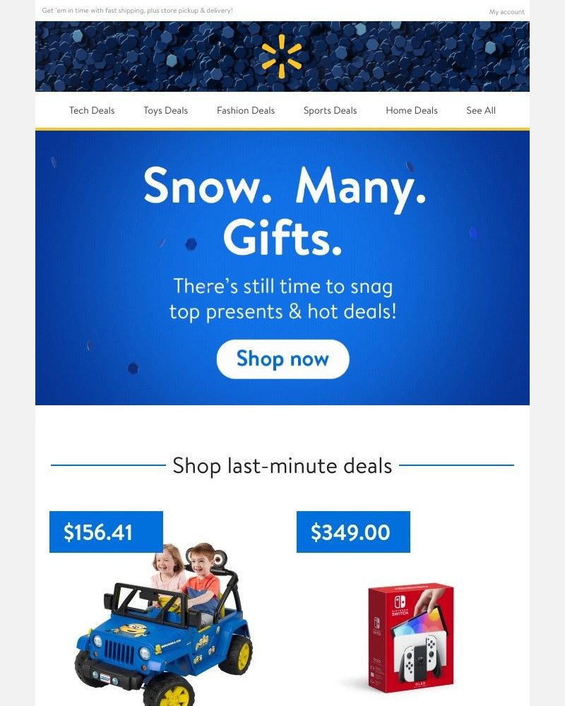 Walmart - Make a dash for these DEALS 🦌
