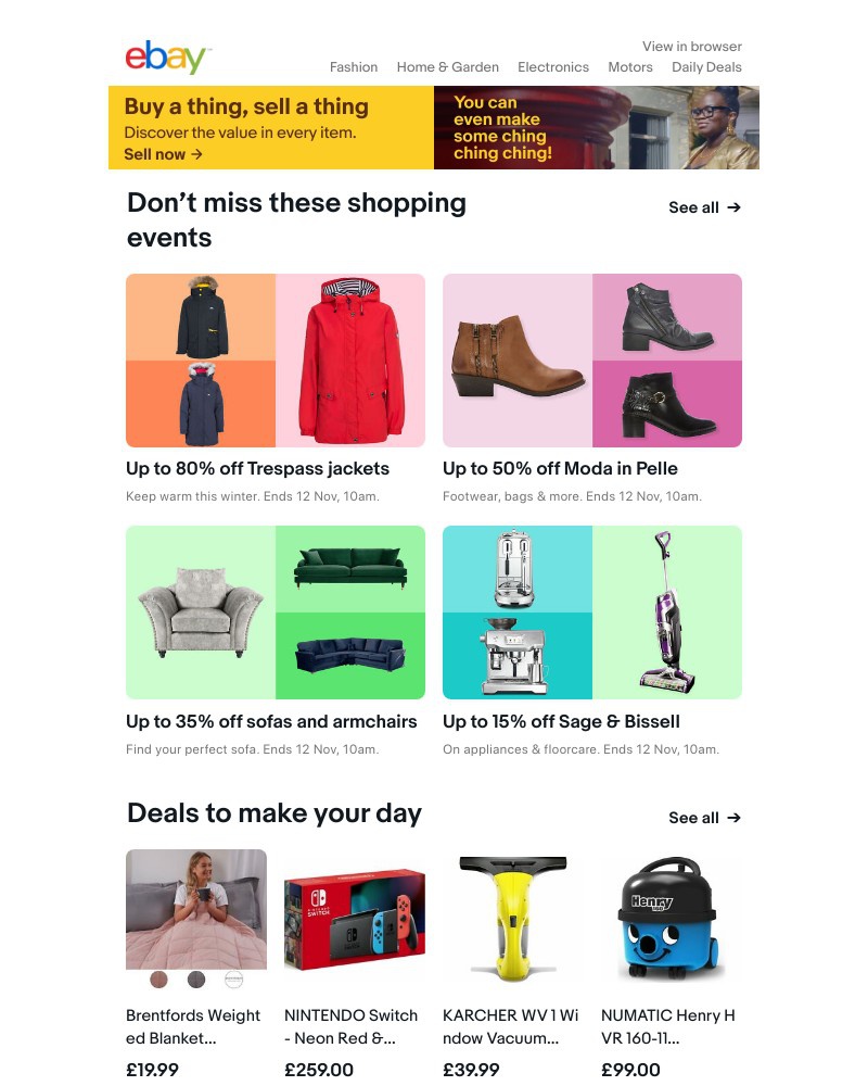 eBay - Make a positive change by buying and selling