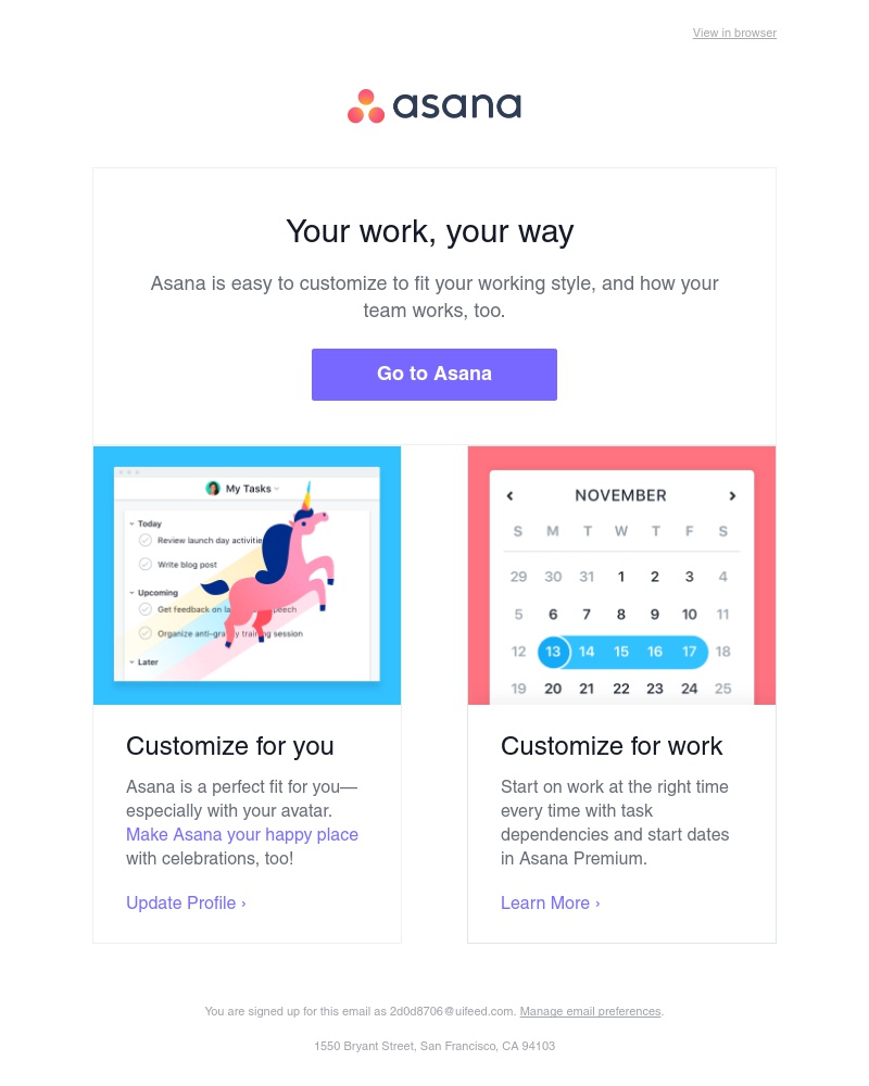 Asana - Make Asana the perfect fit for you