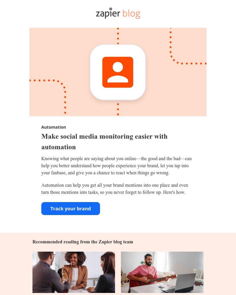 Zapier - Make social media monitoring easier with automation