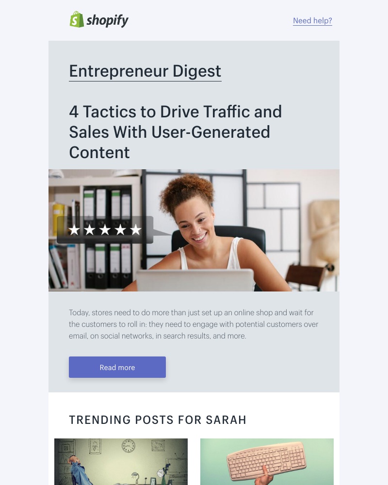 Shopify - Make $ with user generated content
