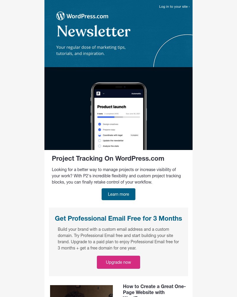 WordPress - Manage your project workflow with WordPress.com