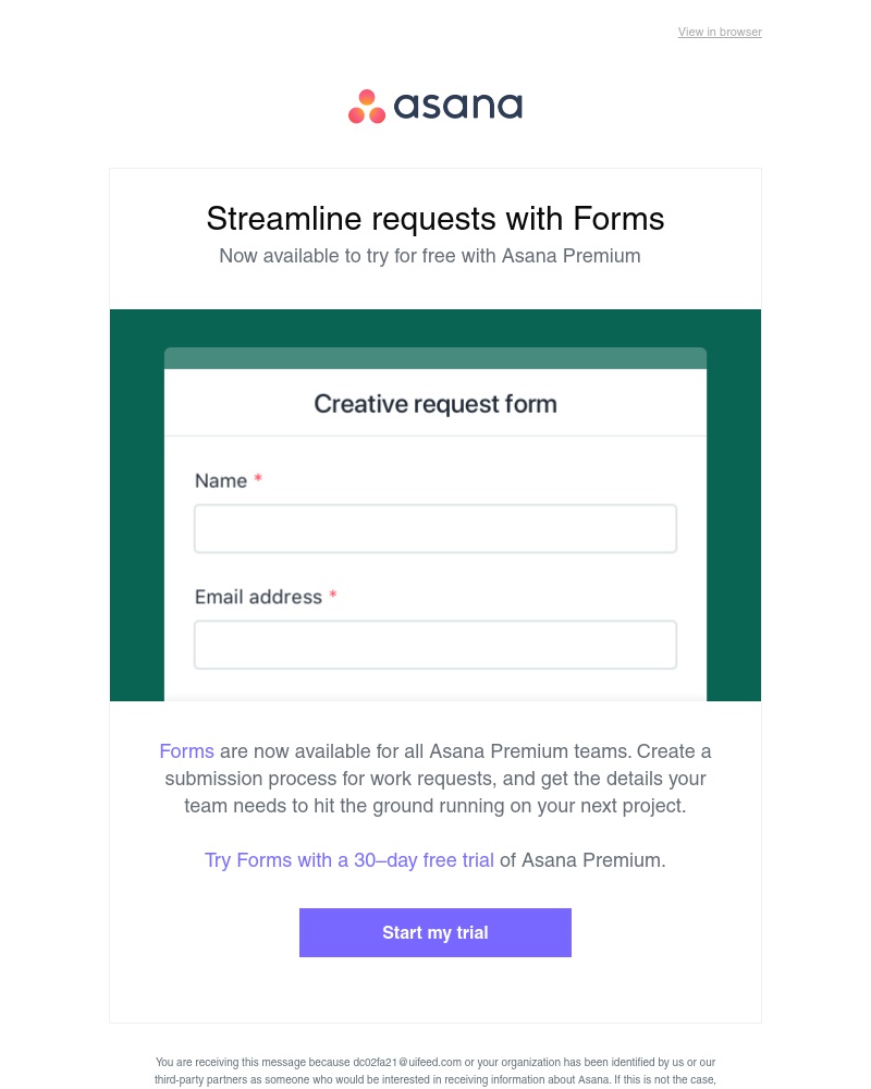 Asana - Managing work requests just got easier