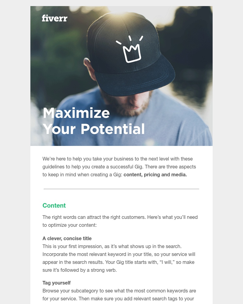 Fiverr - Maximize your Gig’s potential
