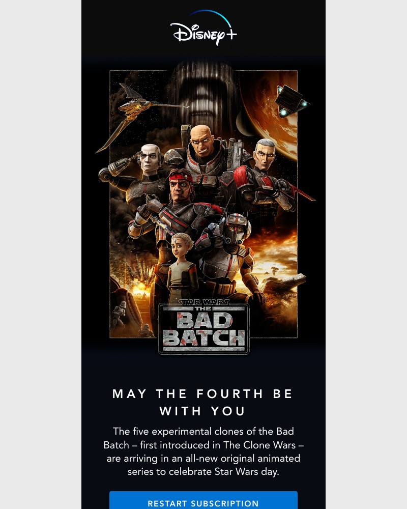 Disney+ - May the fourth be with you