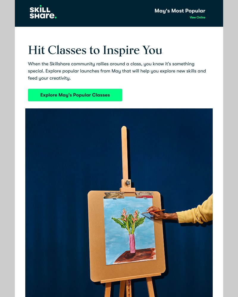 Skillshare - May’s Most Popular Classes
