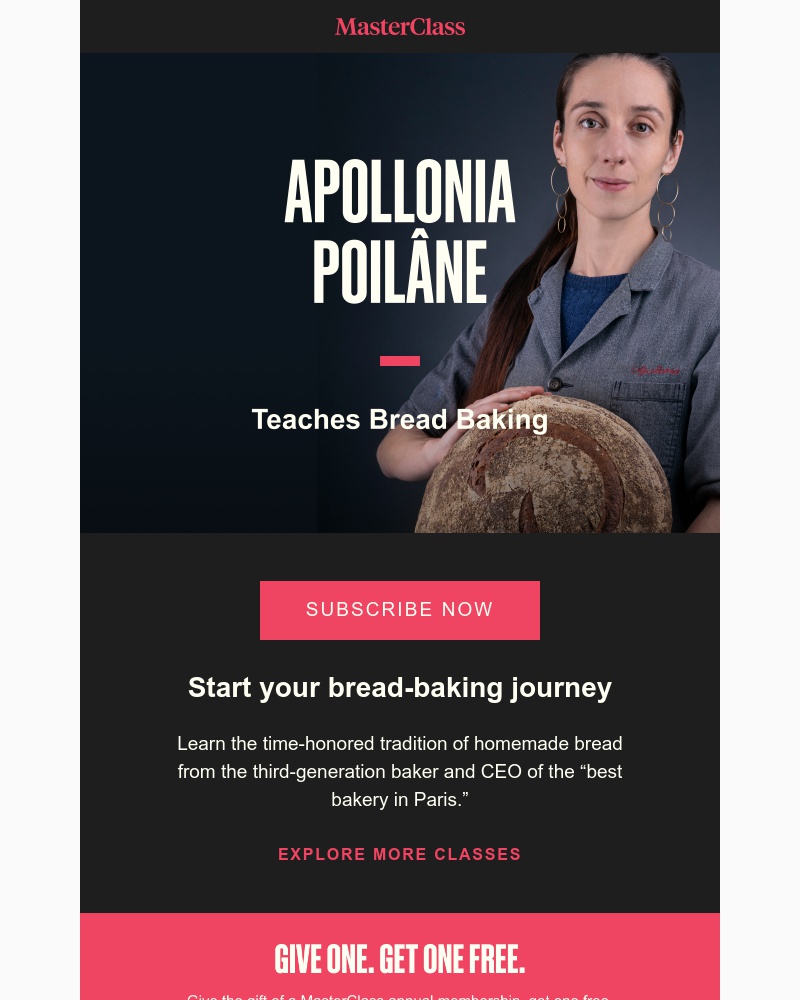  - Meet your new instructor: Apollonia Poilâne