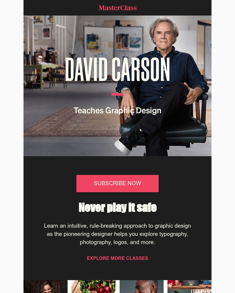  - Meet your new instructor: David Carson