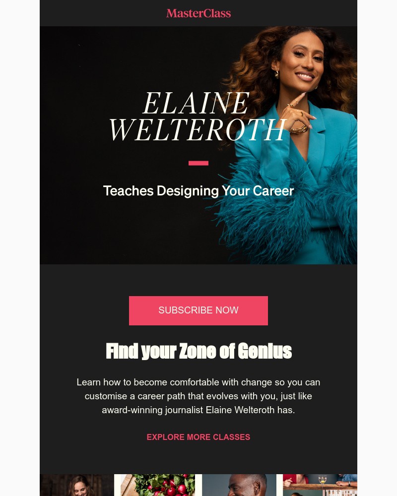  - Meet your new instructor: Elaine Welteroth