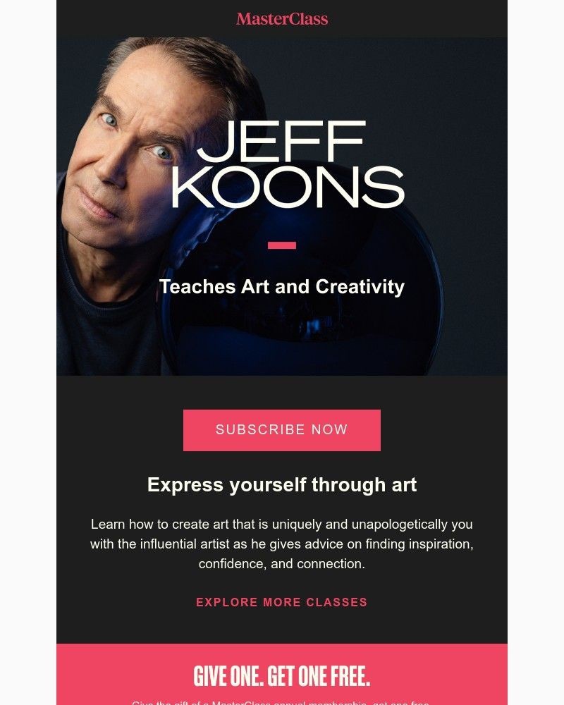  - Meet your new instructor: Jeff Koons
