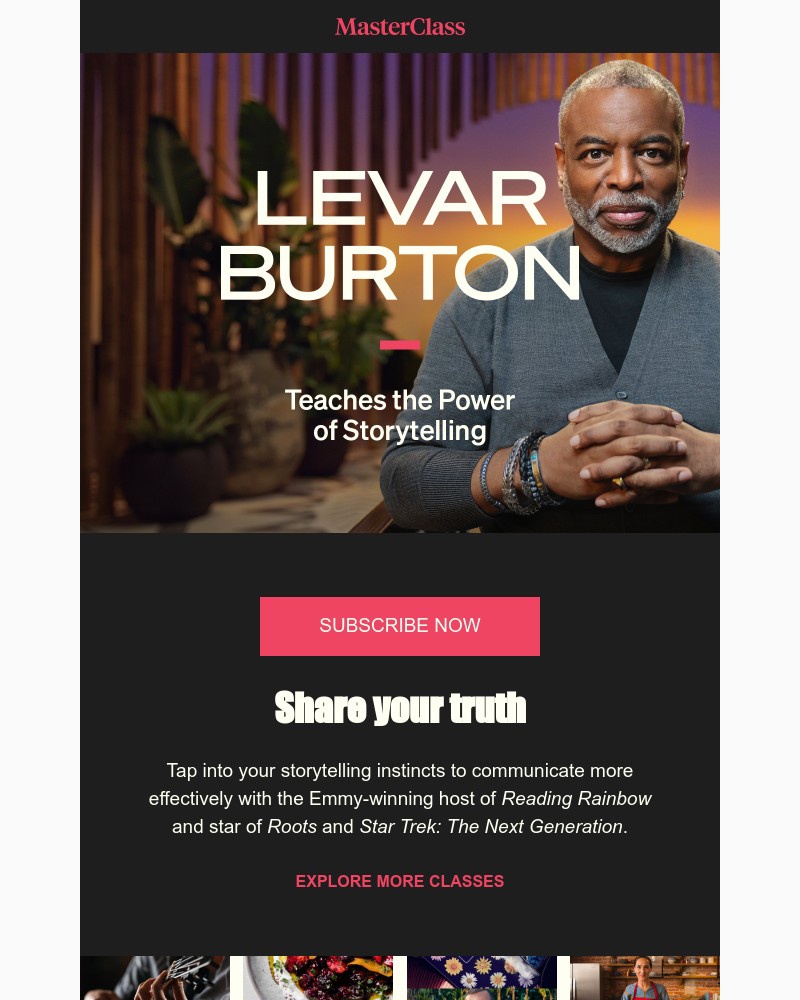  - Meet your new instructor: LeVar Burton