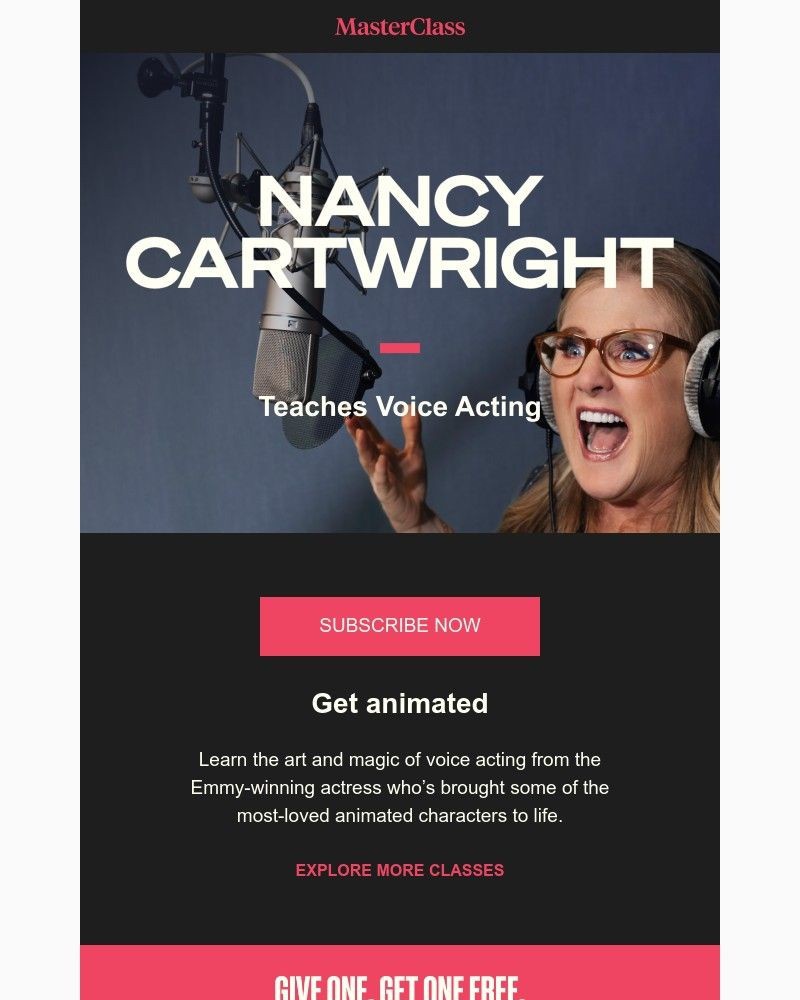  - Meet your new instructor: Nancy Cartwright