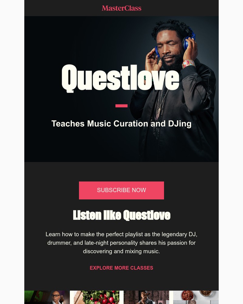  - Meet your new instructor: Questlove