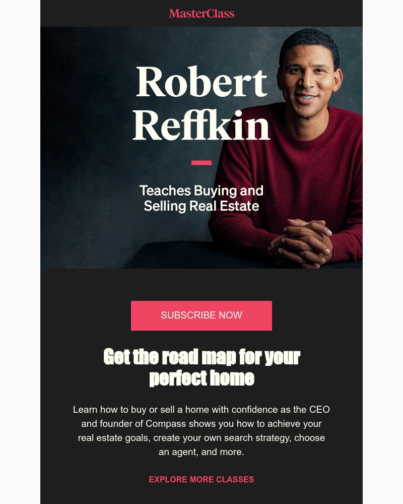  - Meet your new instructor: Robert Reffkin