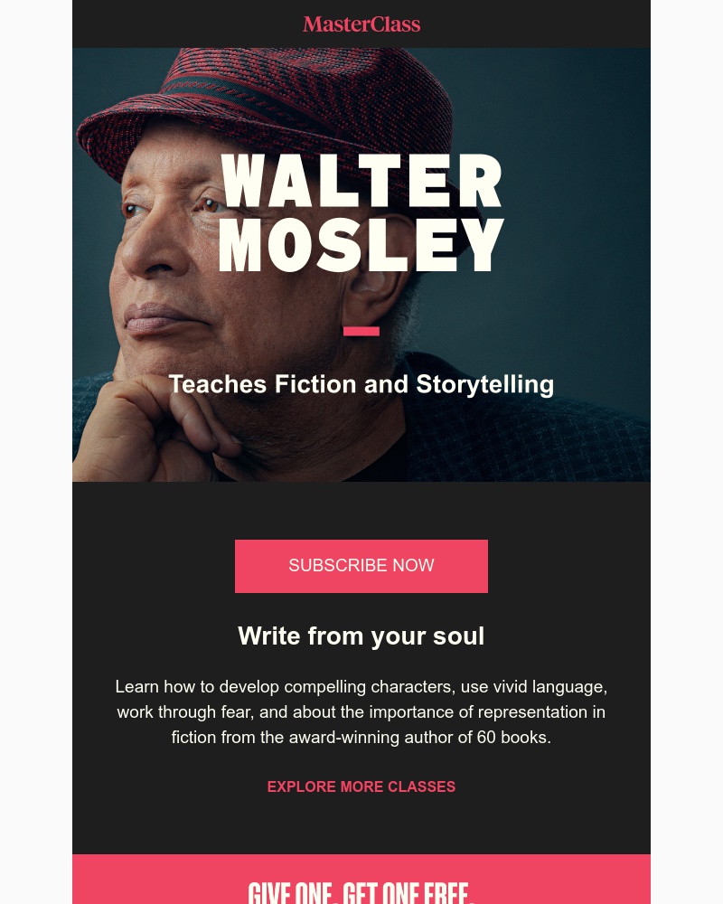  - Meet your new instructor: Walter Mosley