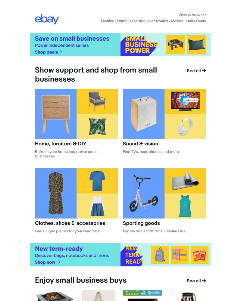 eBay - Mighty deals from small businesses