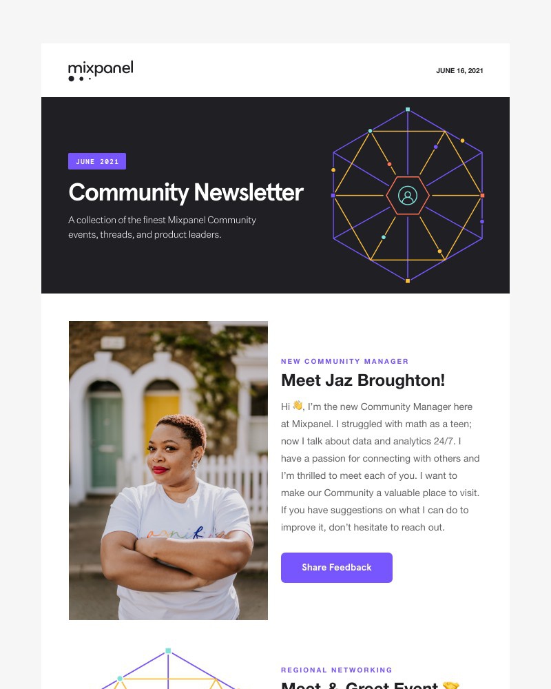 Mixpanel - Mixpanel Community - June 2021 Newsletter