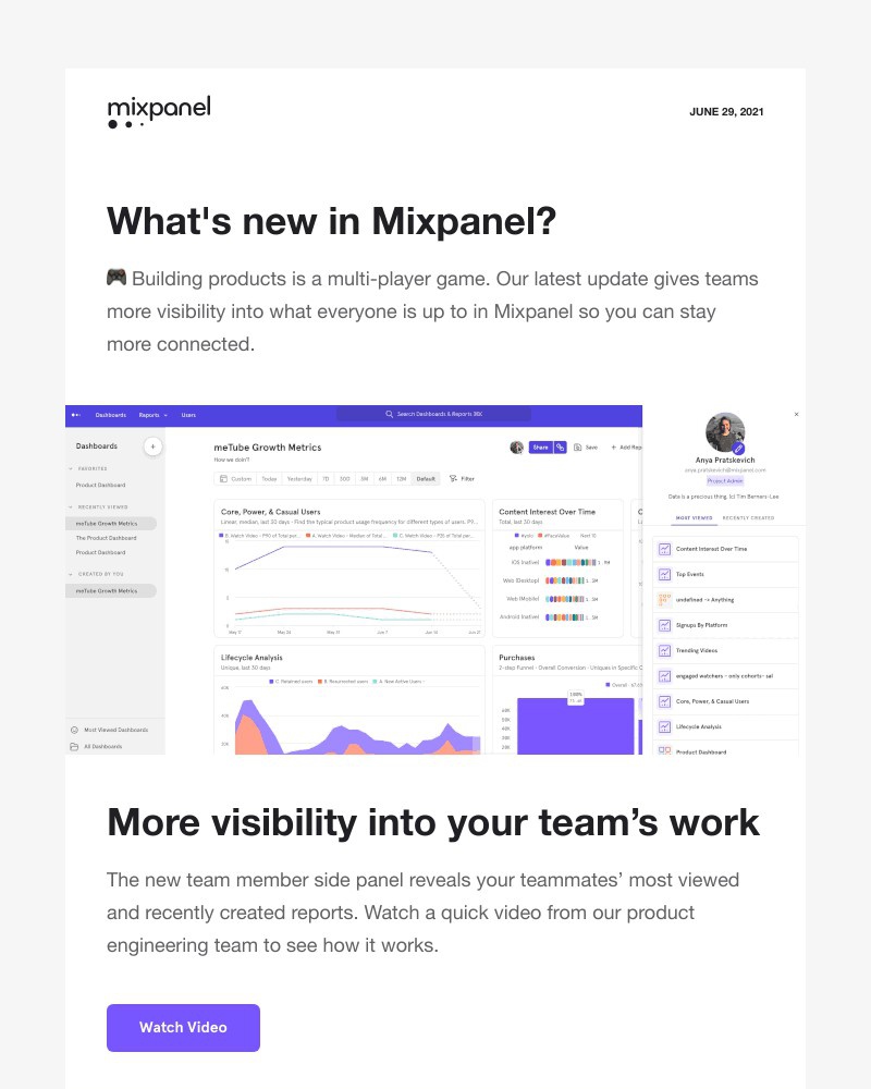 Mixpanel - Mixpanel June 2021 Product Updates