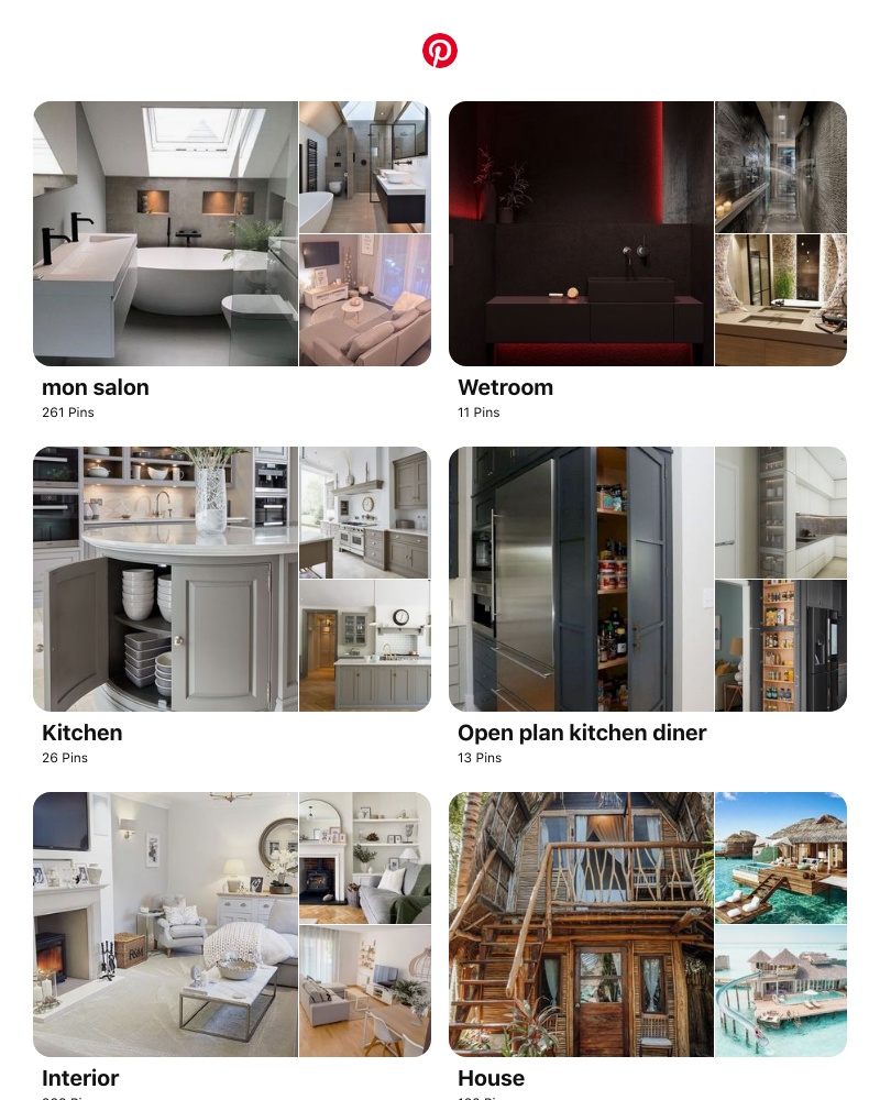 Pinterest - "mon salon", "Wetroom" and 7 other boards inspired by your recent activity